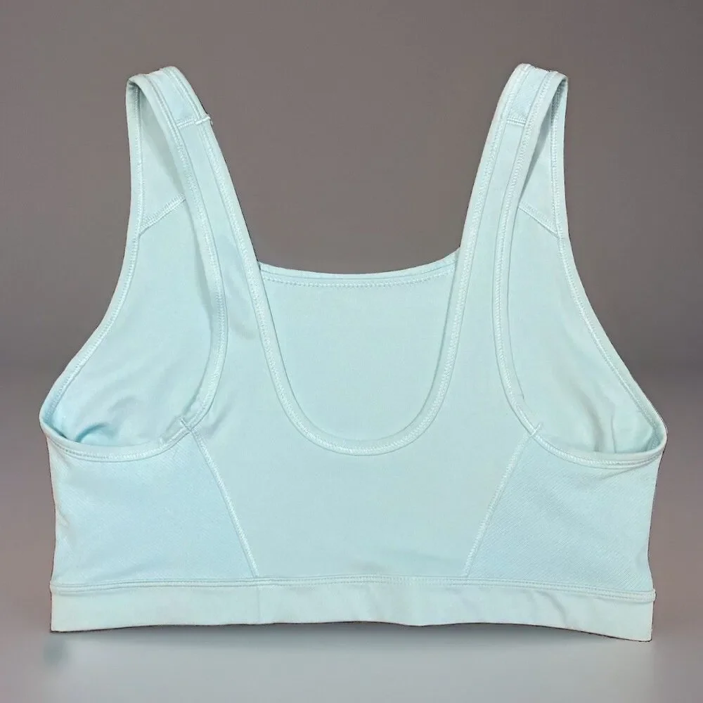 Women's Nike Medium Support Swoosh Sports Bra Size XL Blue