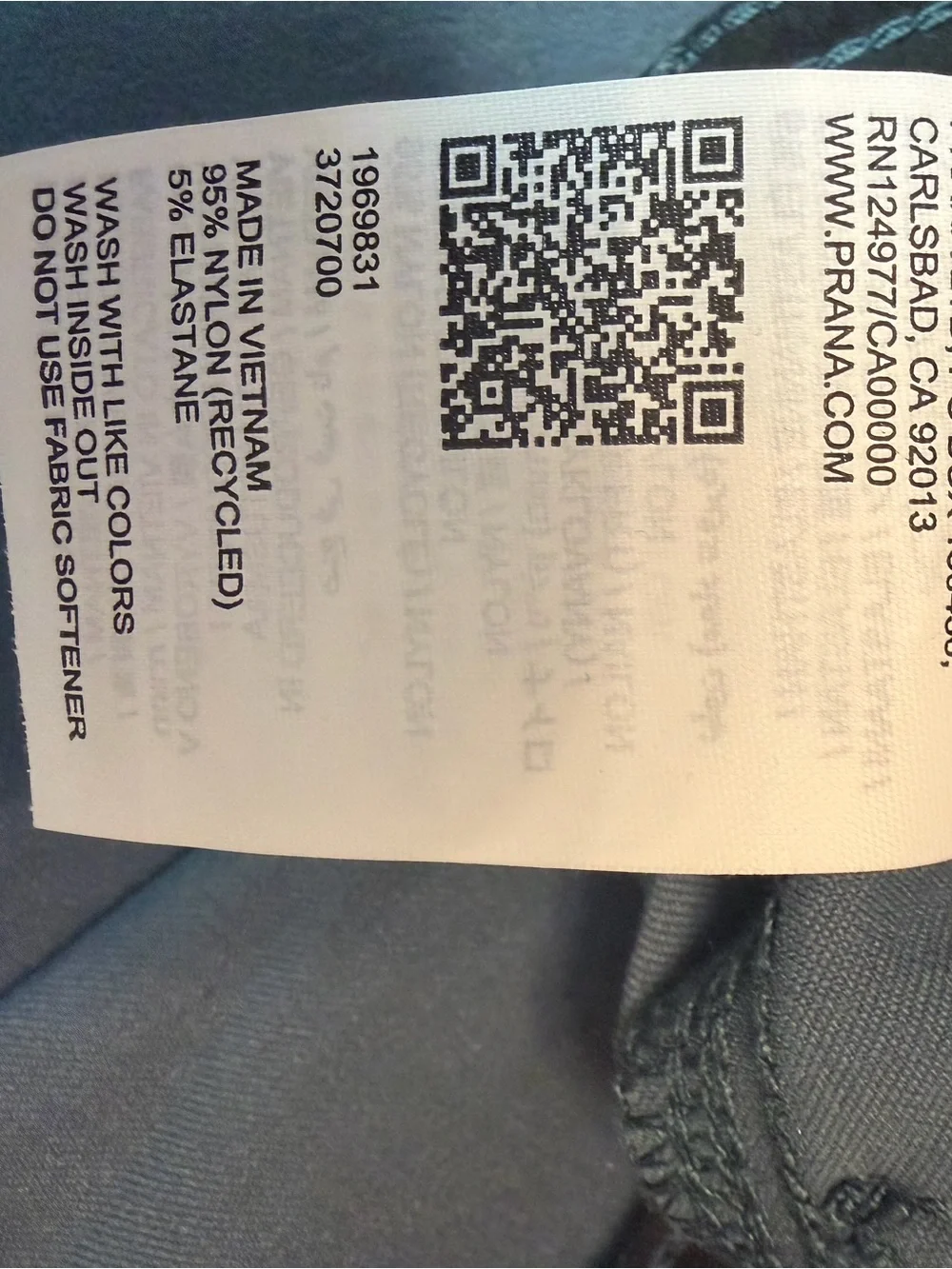 Prana new tags
