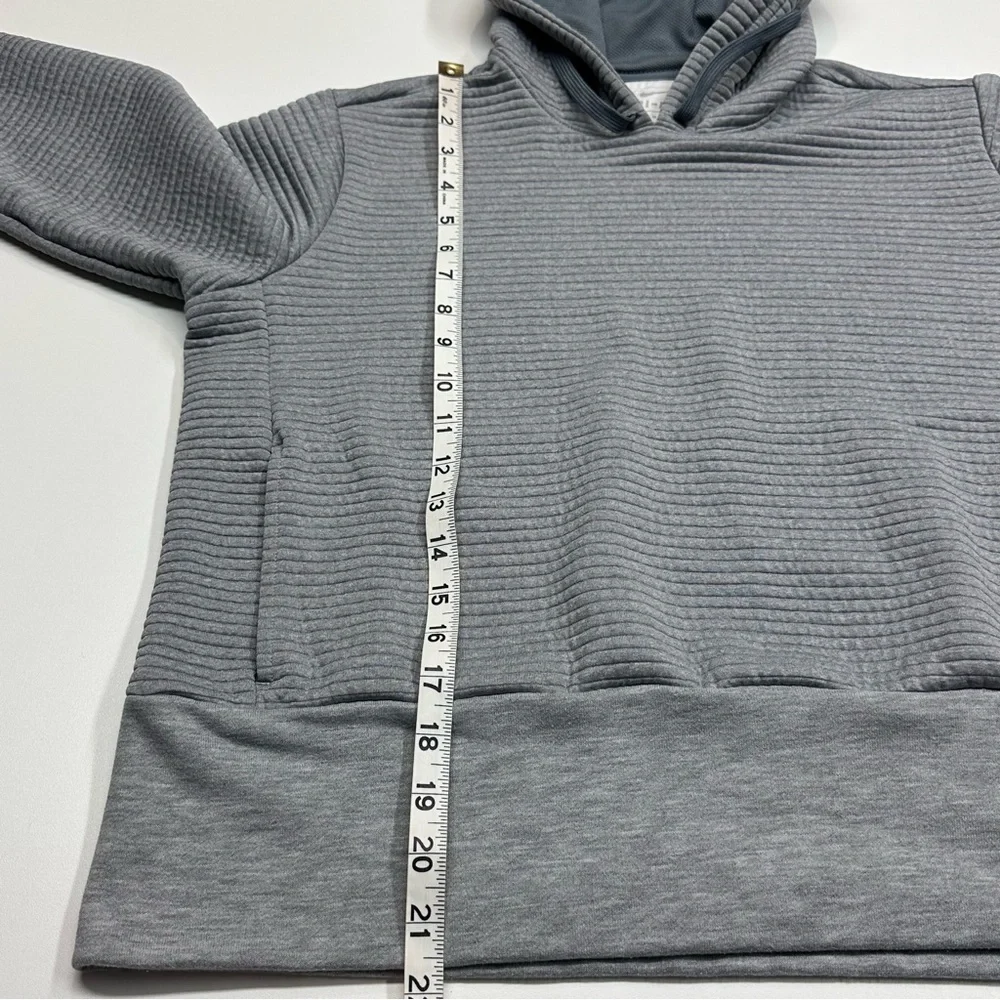 Nike Dri Fit Women's Ribbed Training Crop Hoodie Sweatshirt Medium