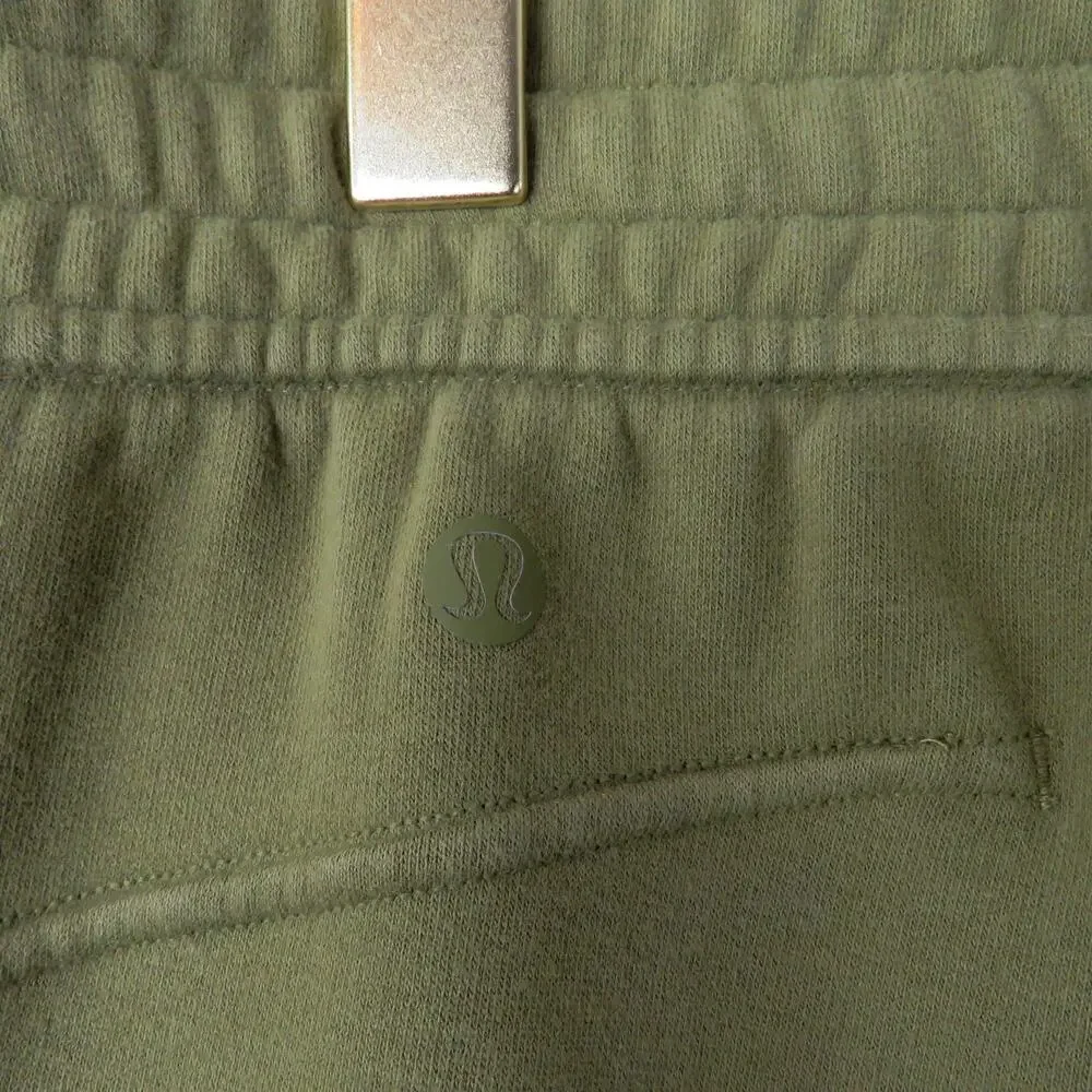 Lululemon Loungeful Straight Leg Pant Bronze Green Sweatpants Size 8 Women's