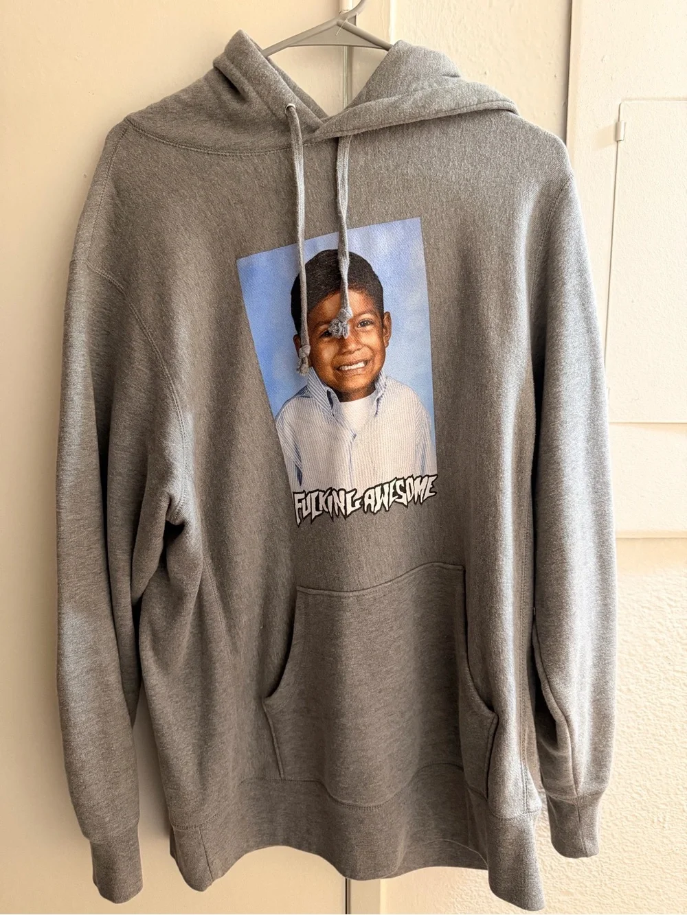 FA gray pullover