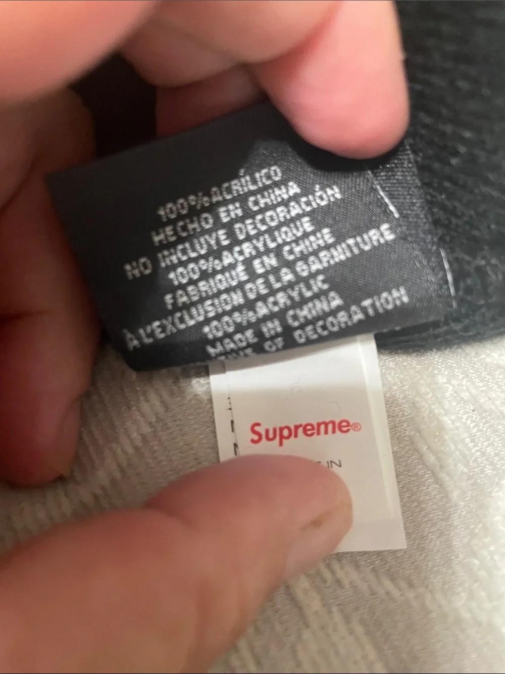 Supreme black knit