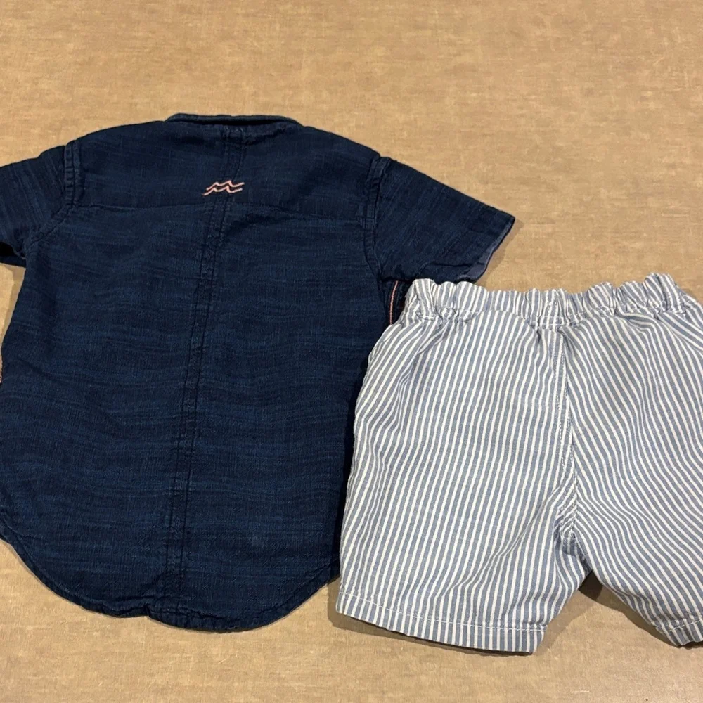 H&M Kids Matching Set - Navy and White
