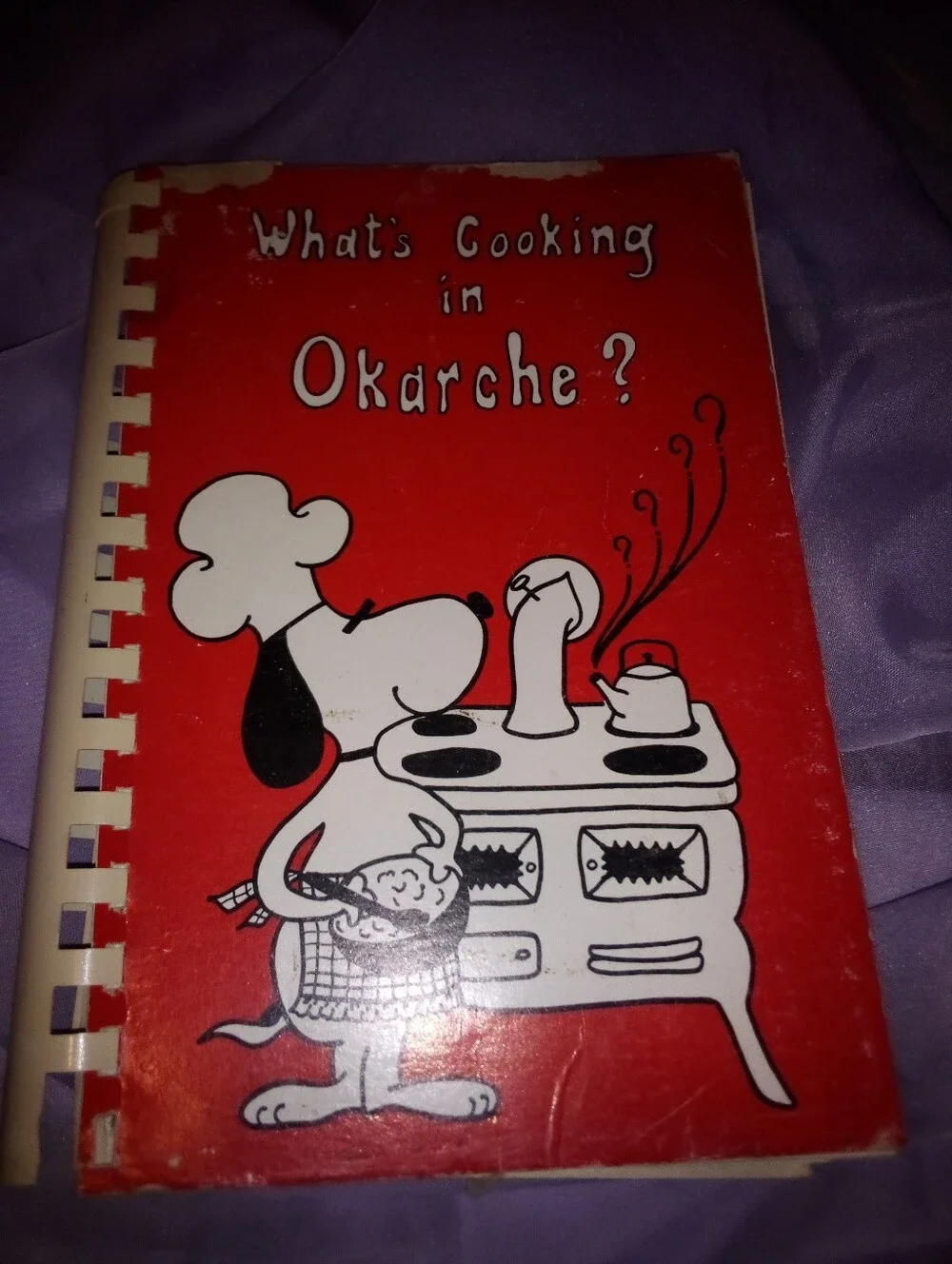 Old Cookbook Okarche Oklahoma