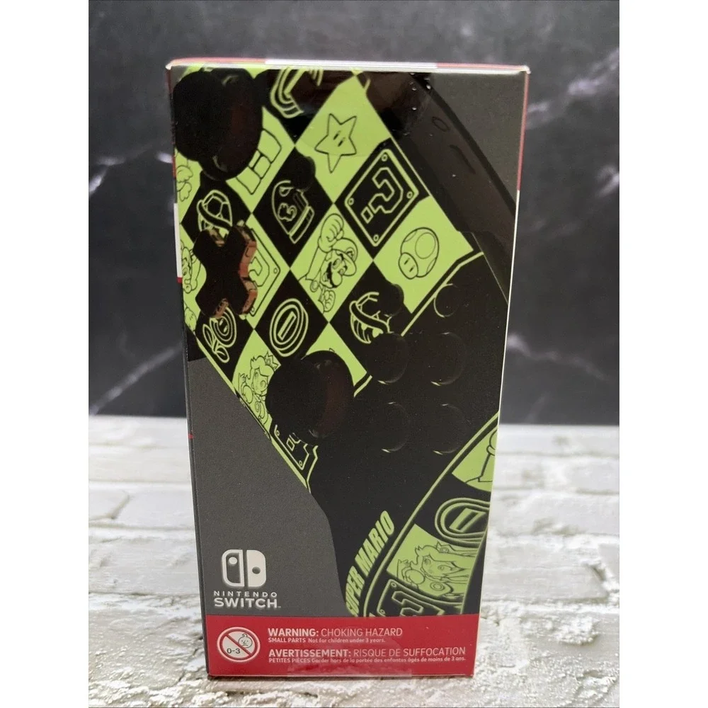 PDP REMATCH GLOW Enhanced Wireless Nintendo Switch Pro Controller - Super Mario
