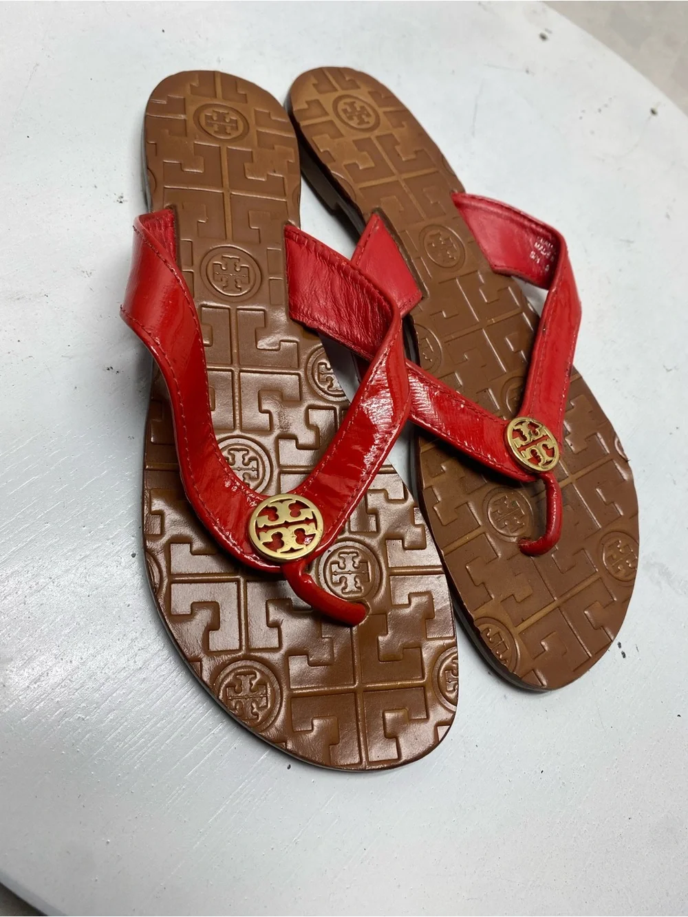 Tory Burch glossy red