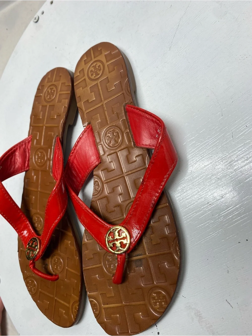 Tory Burch glossy red