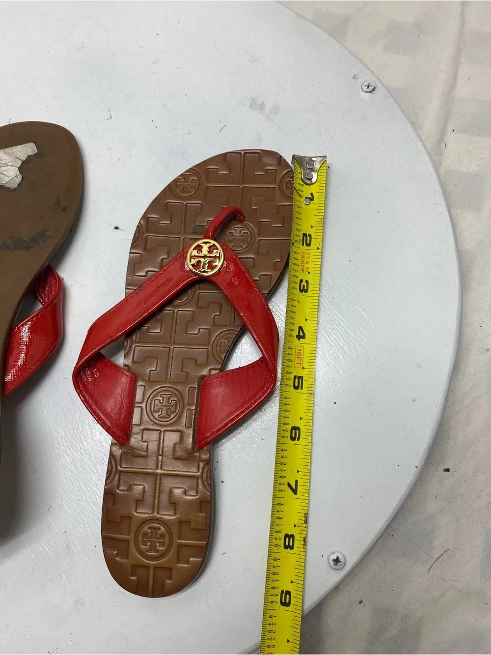 Tory Burch glossy red