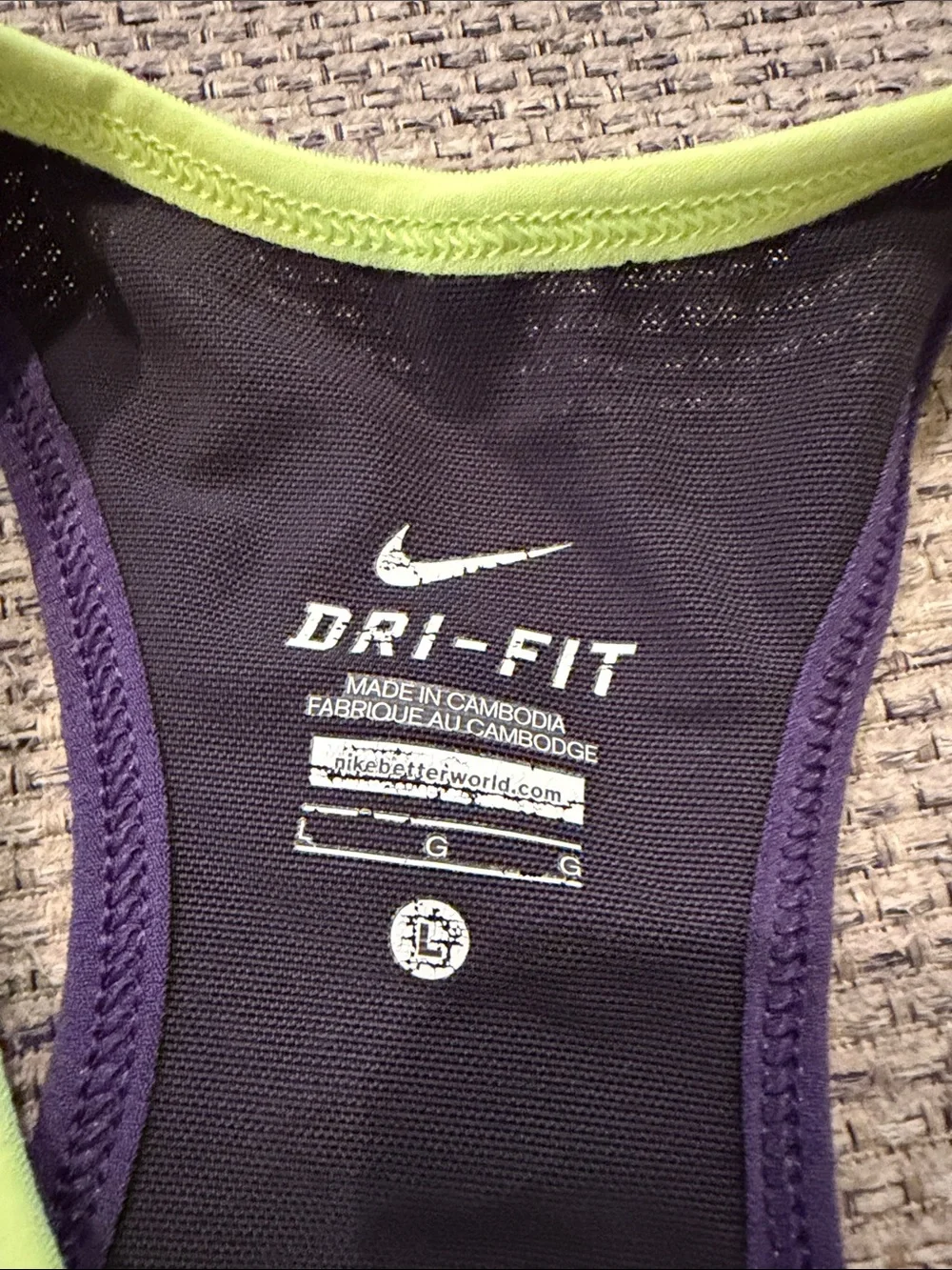 Nike sleeveless athletic