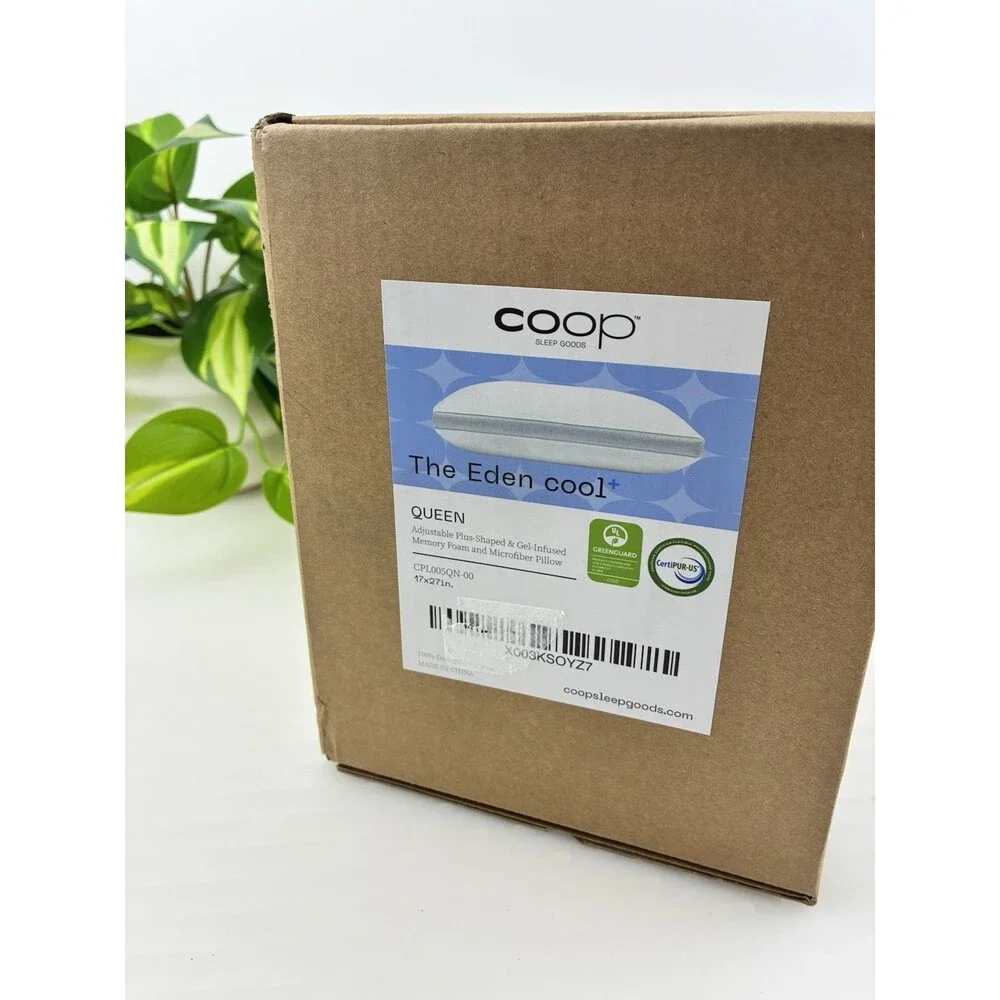 Adjustable Pillow The Eden Cool Coop Home Goods Queen Gel Infused Memory Foam