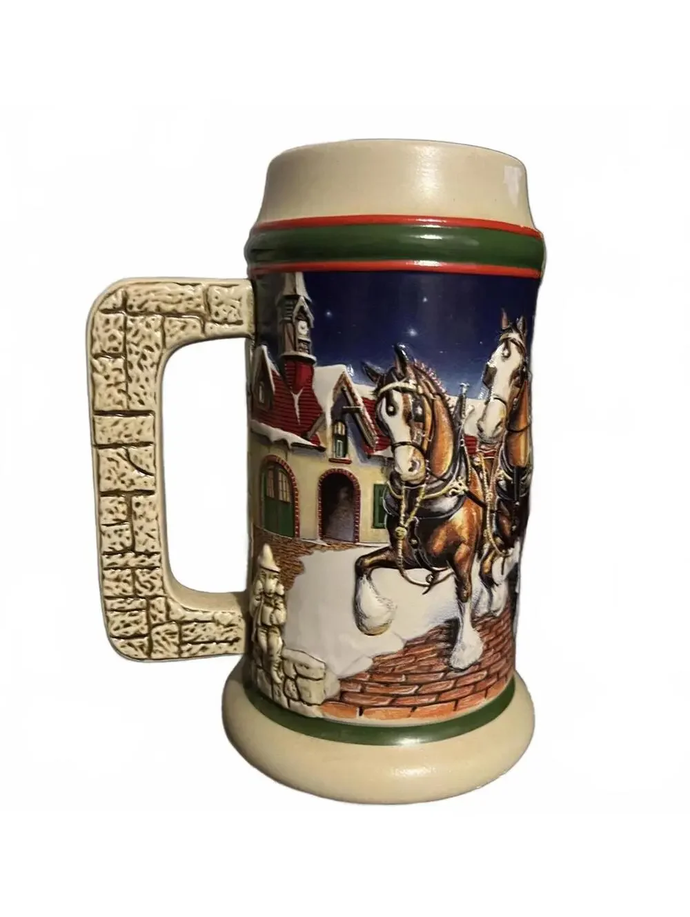 Budweiser 1998 Holiday Stein 