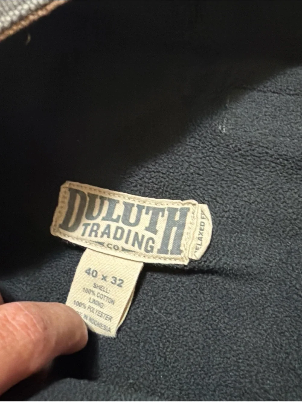 Duluth Trading Co any leg 20”