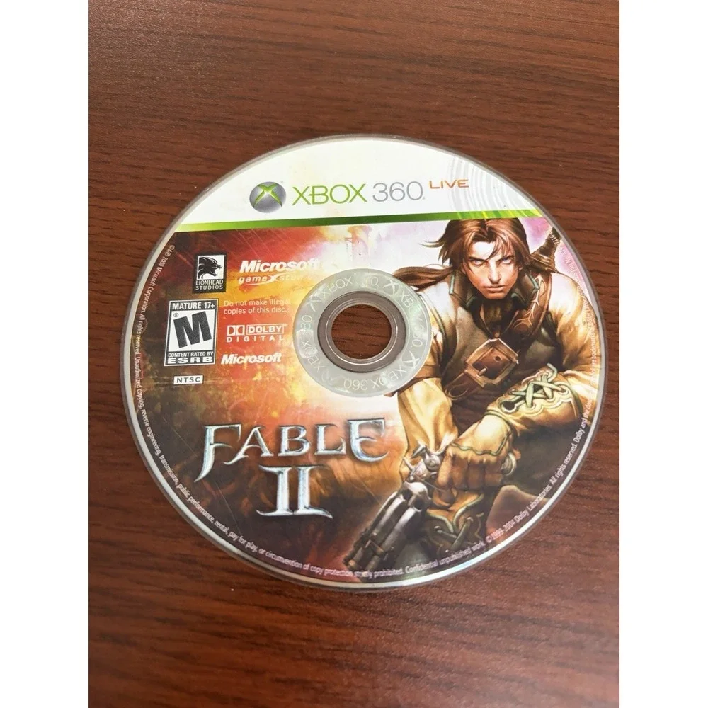 Fable II 2 (Xbox 360, 2009) Disc Only Tested Working