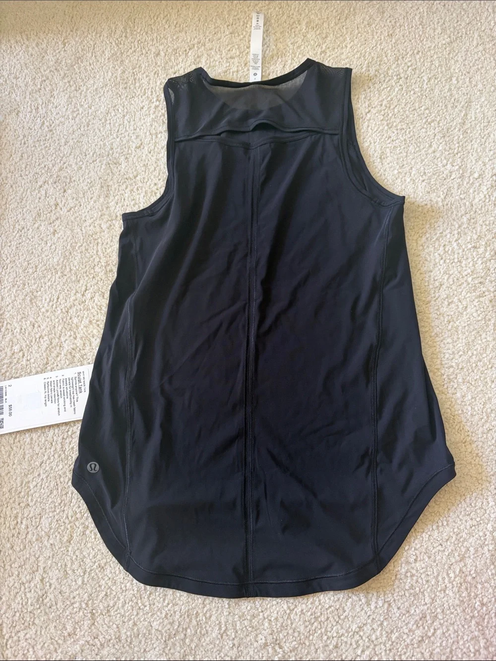 lululemon athletica sleeveless black