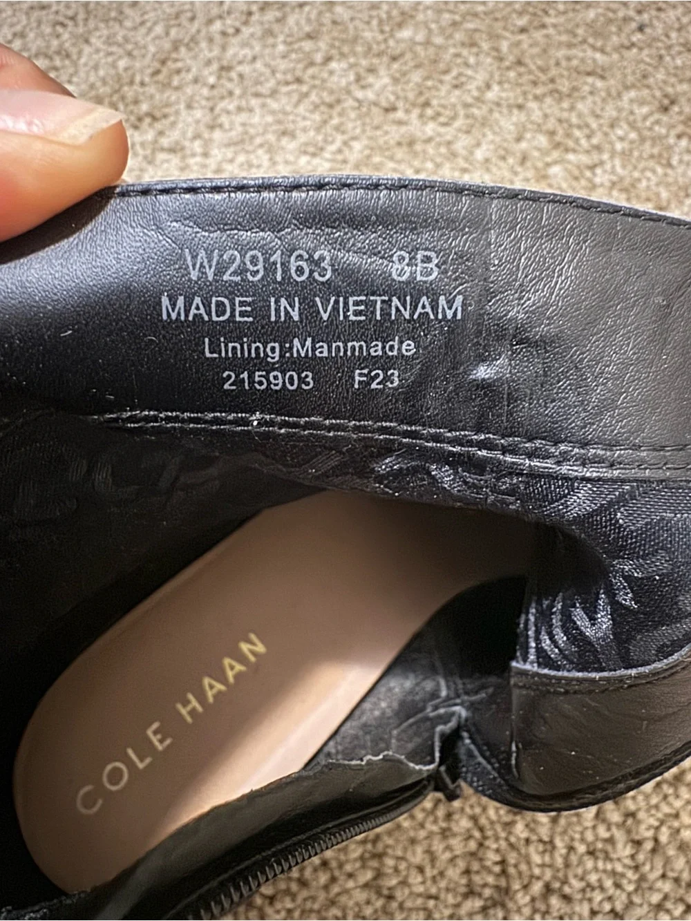 Cole Haan sleek black