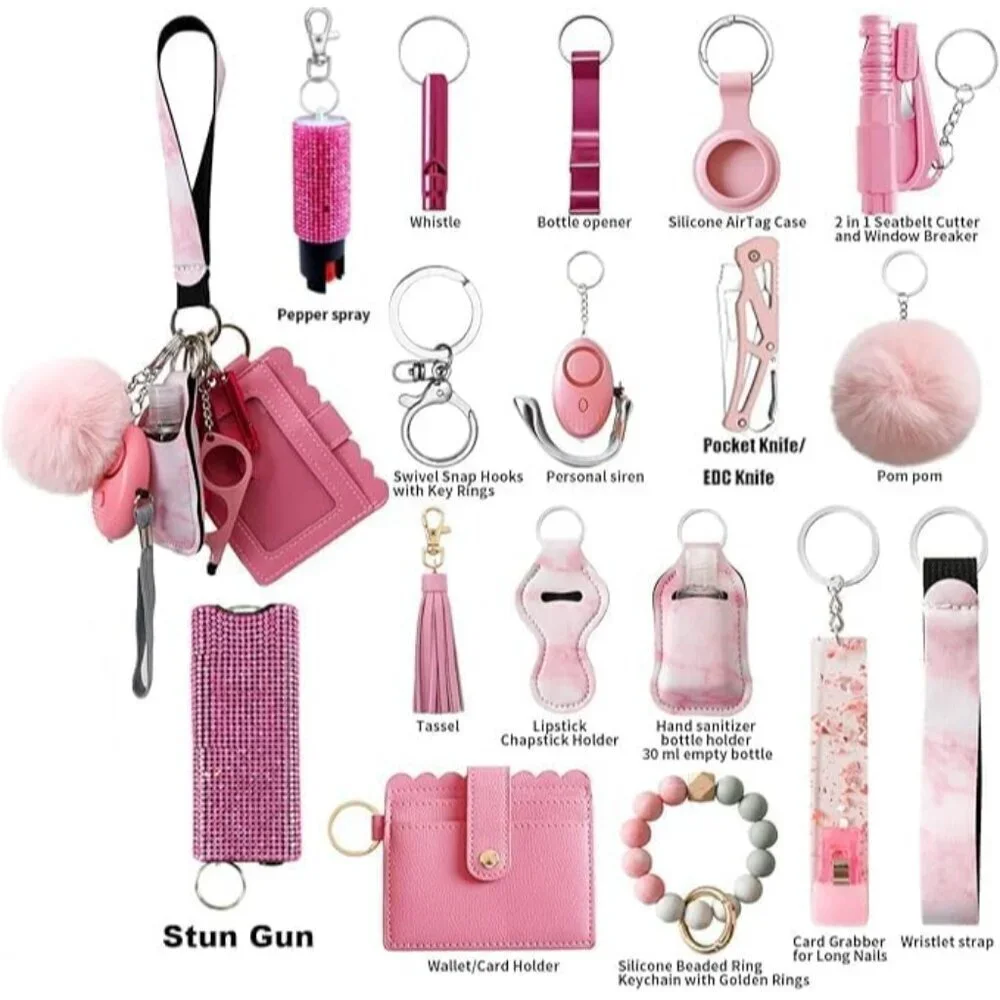 N/A pink wristlet