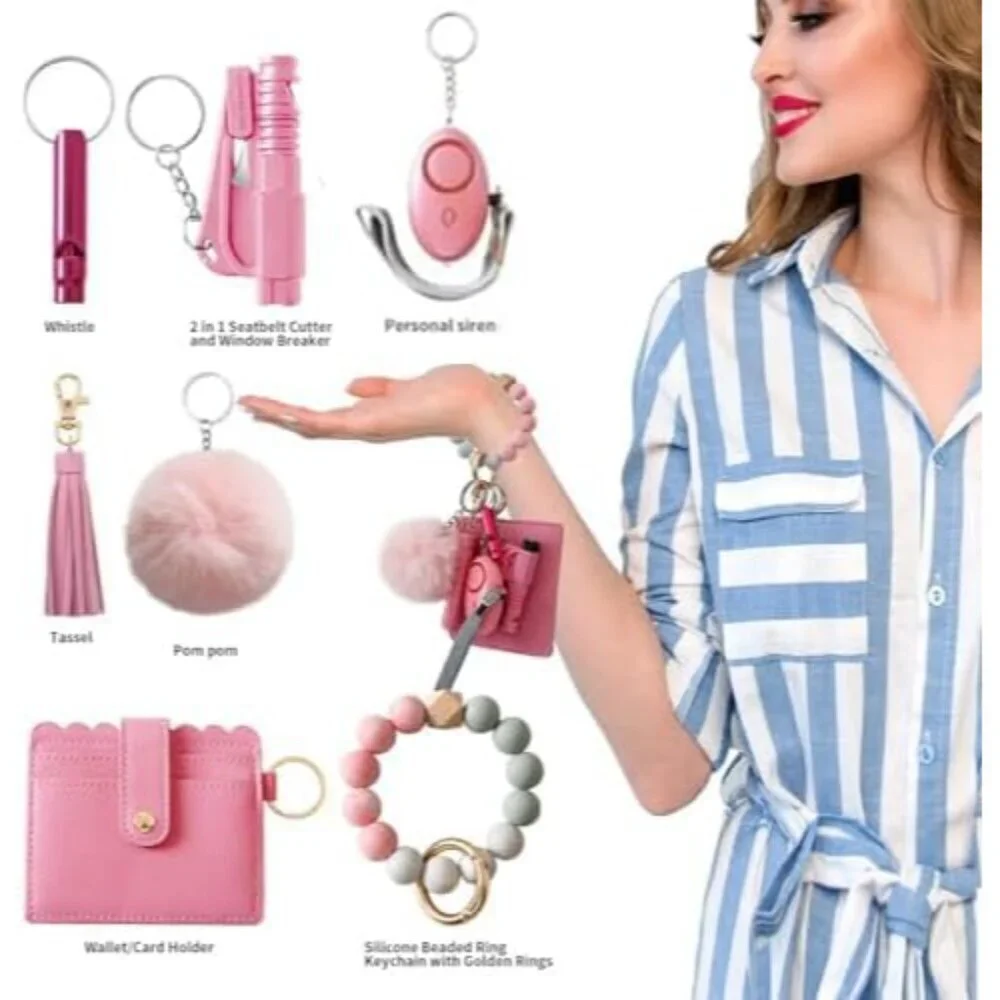 N/A pink wristlet