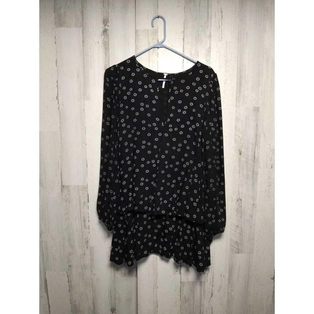 Free People Beck Mini Tunic Dress Womens Size Small