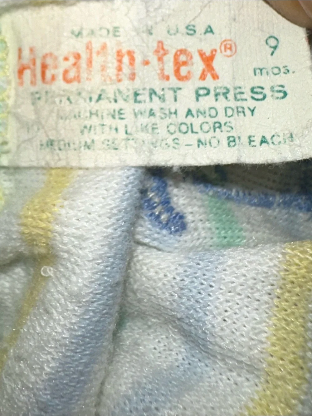 healthtex vintage pastel