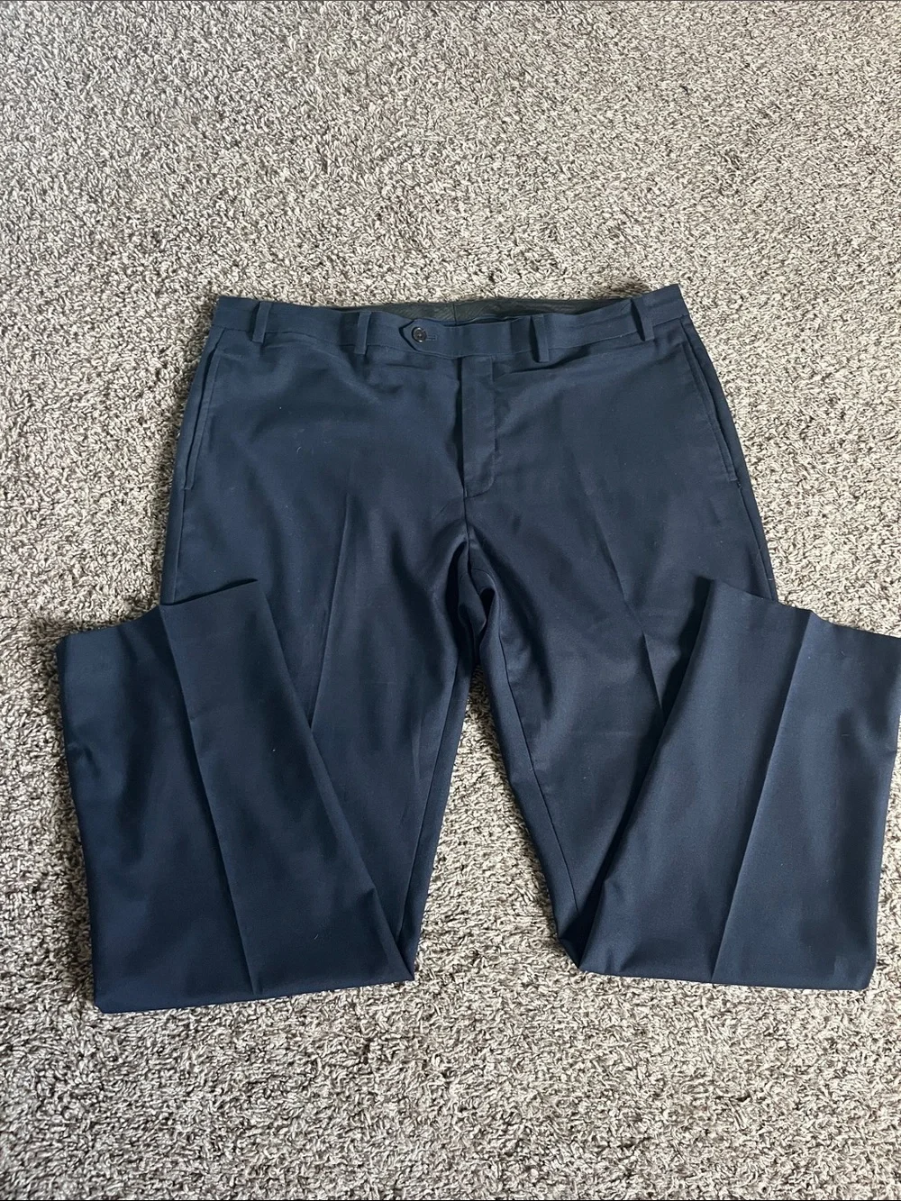 Ralph Lauren Men's Dark Navy Dress Trousers
