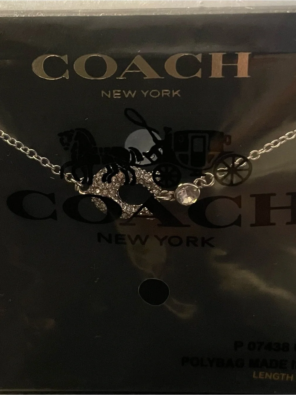 Coach delicate necklace