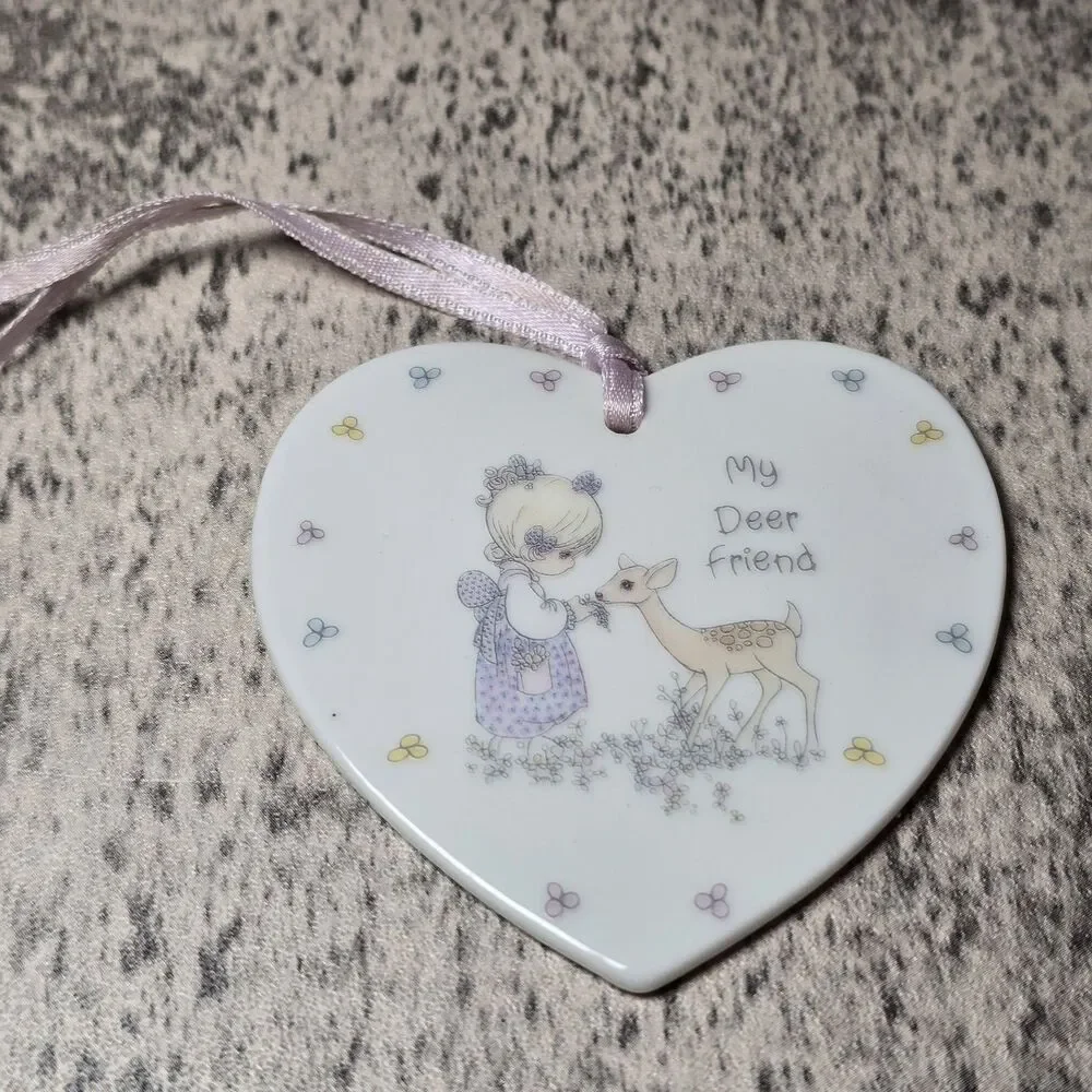 Precious Moment My Deer Friend Beautiful Vintage Rare Christmas Tree Ornament 88