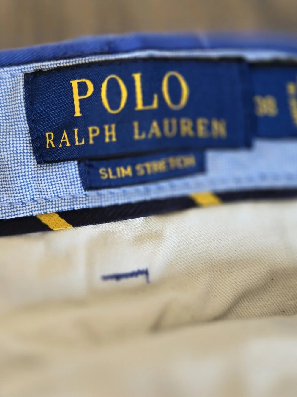 Polo Ralph Lauren fading above
