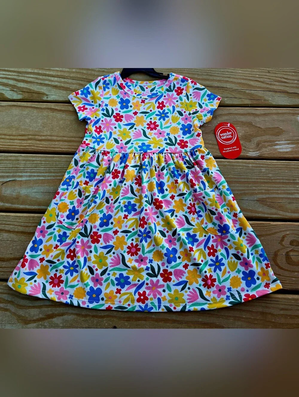 Wonder Nation Baby and Toddler Girls Play Dress