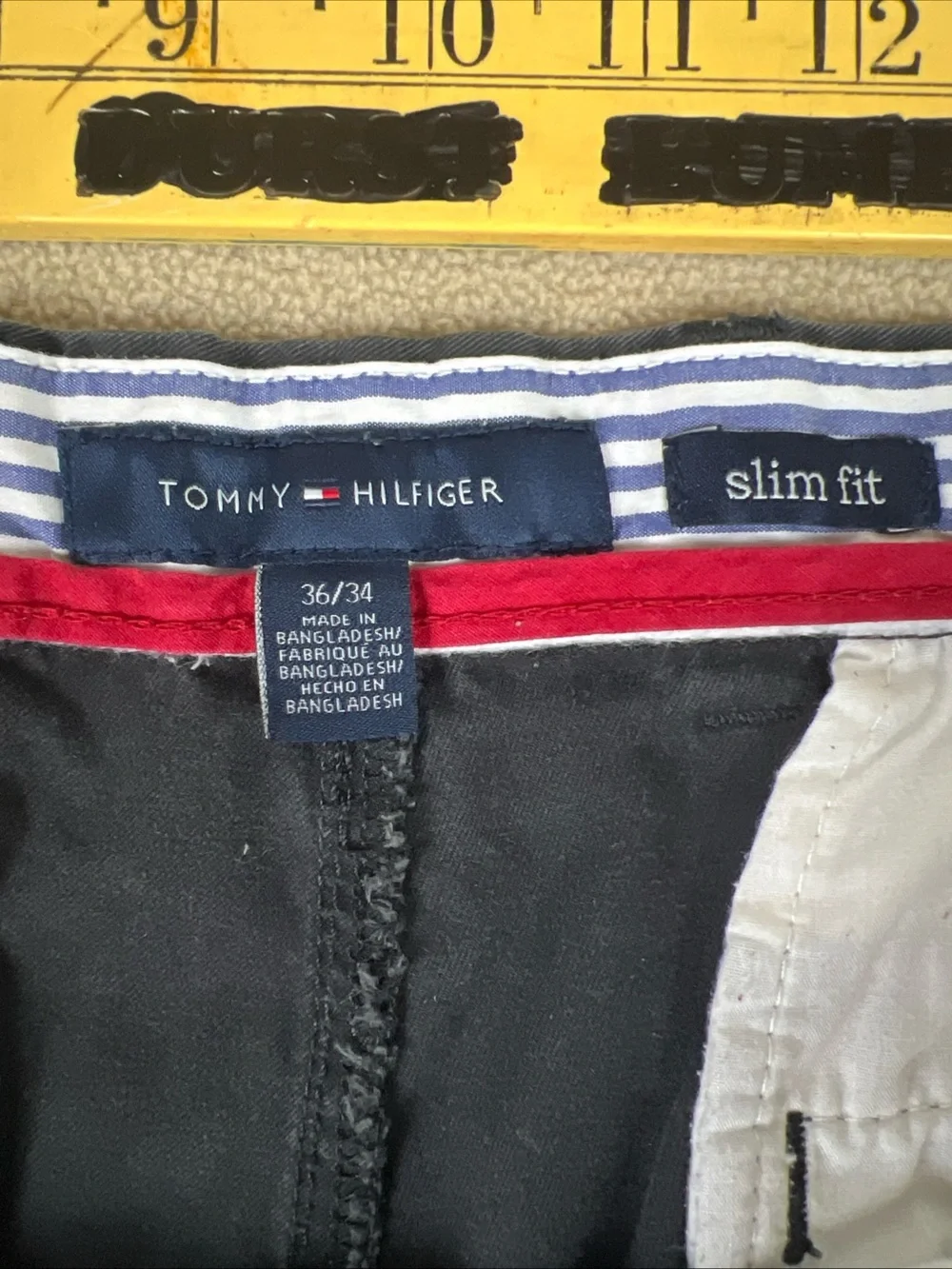 2011 Tommy Hilfiger Slim Fit Pants, Black. Casual, Travel. Men's Sz 36x34