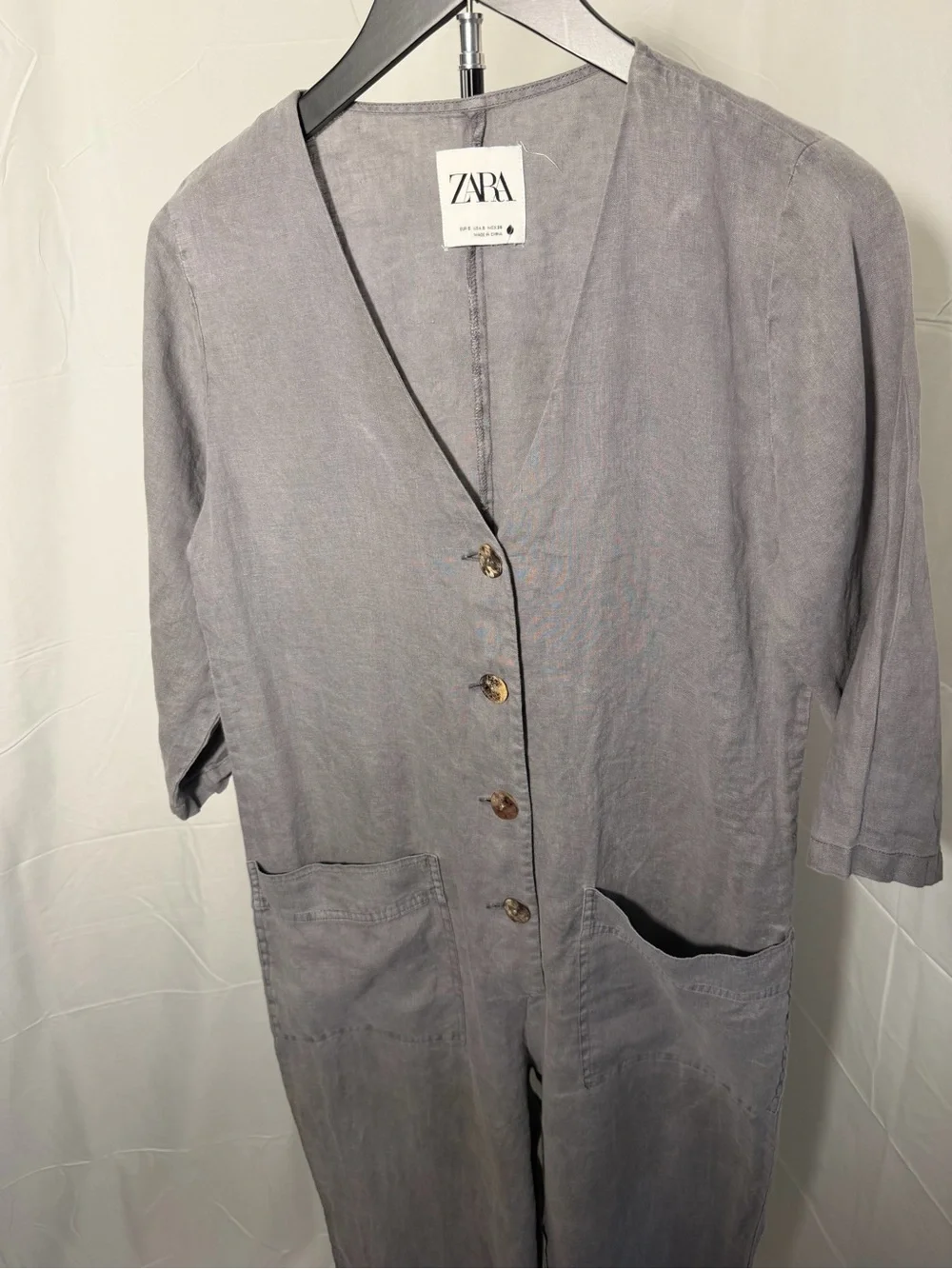 Zara linen jumpsuit