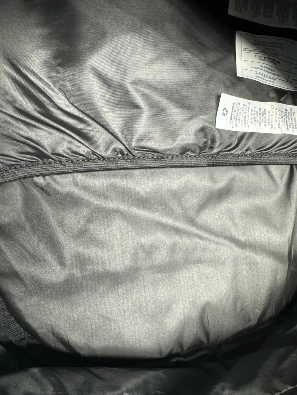 Disney padded zip
