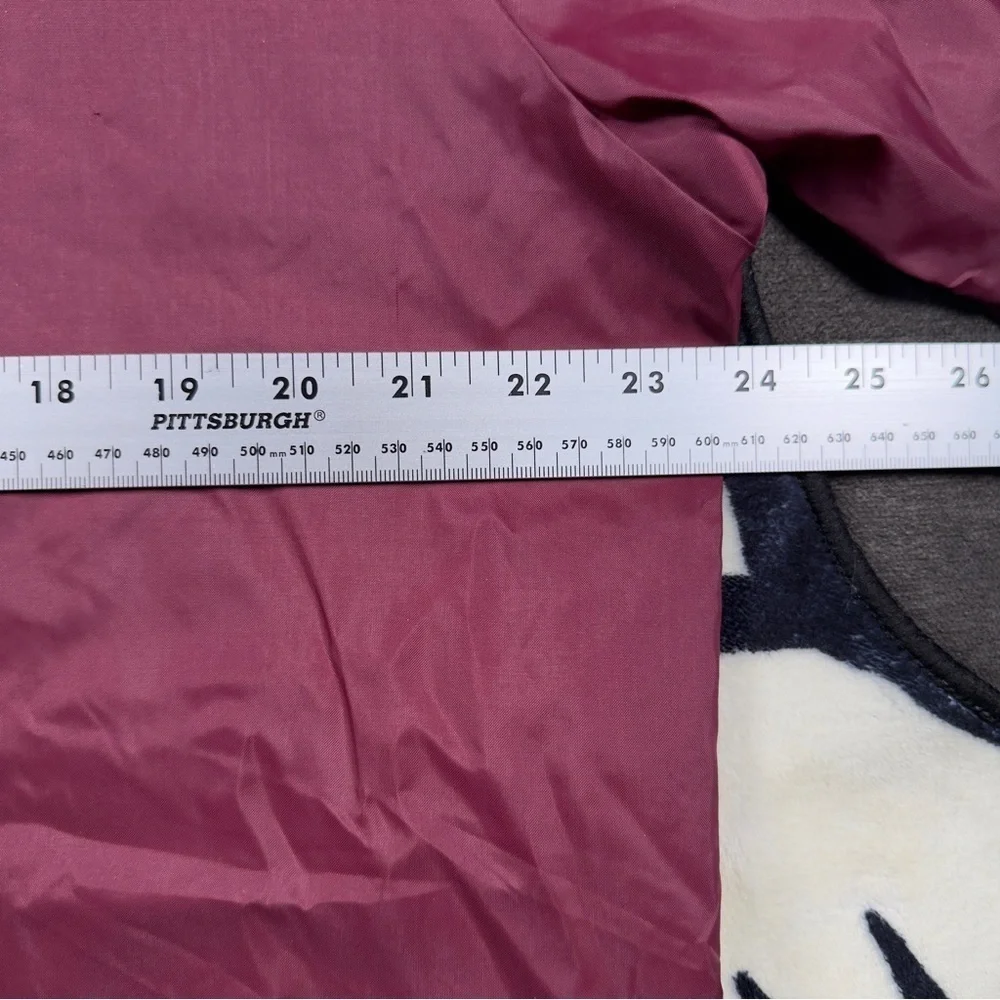 Vintage 80s Men's Maroon L Windbreaker Jacket by SPORTSMASTER