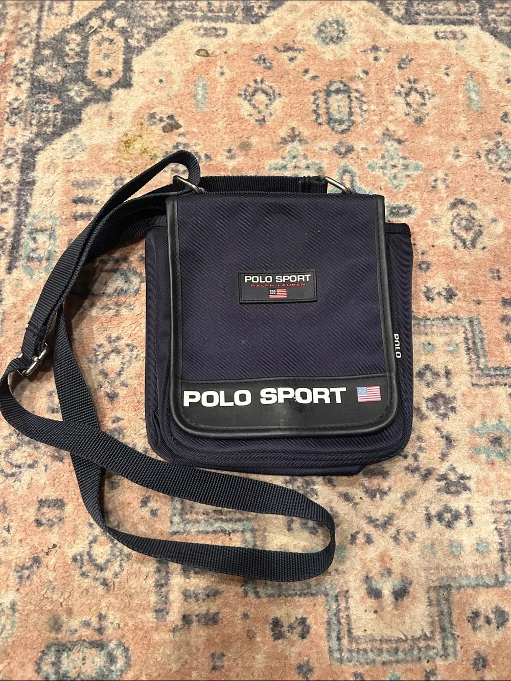 Polo by Ralph Lauren Navy Polo Sport Crossbody Bag