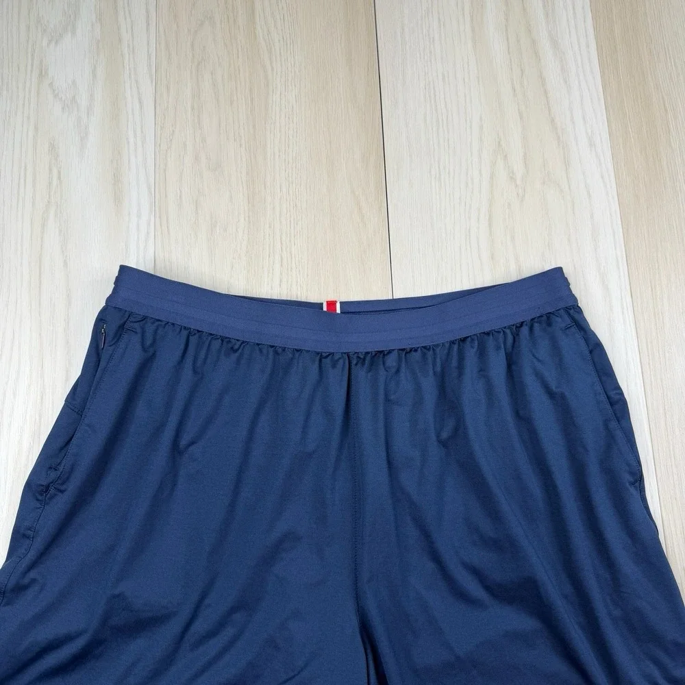 Tracksmith Session Running Shorts Mens XXL Blue Lined Athletic Gym 5