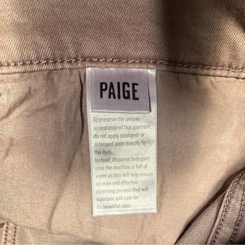 NWT New PAIGE Lennox Slim Fit Jeans in Vintage Twilight Rouge Size 40