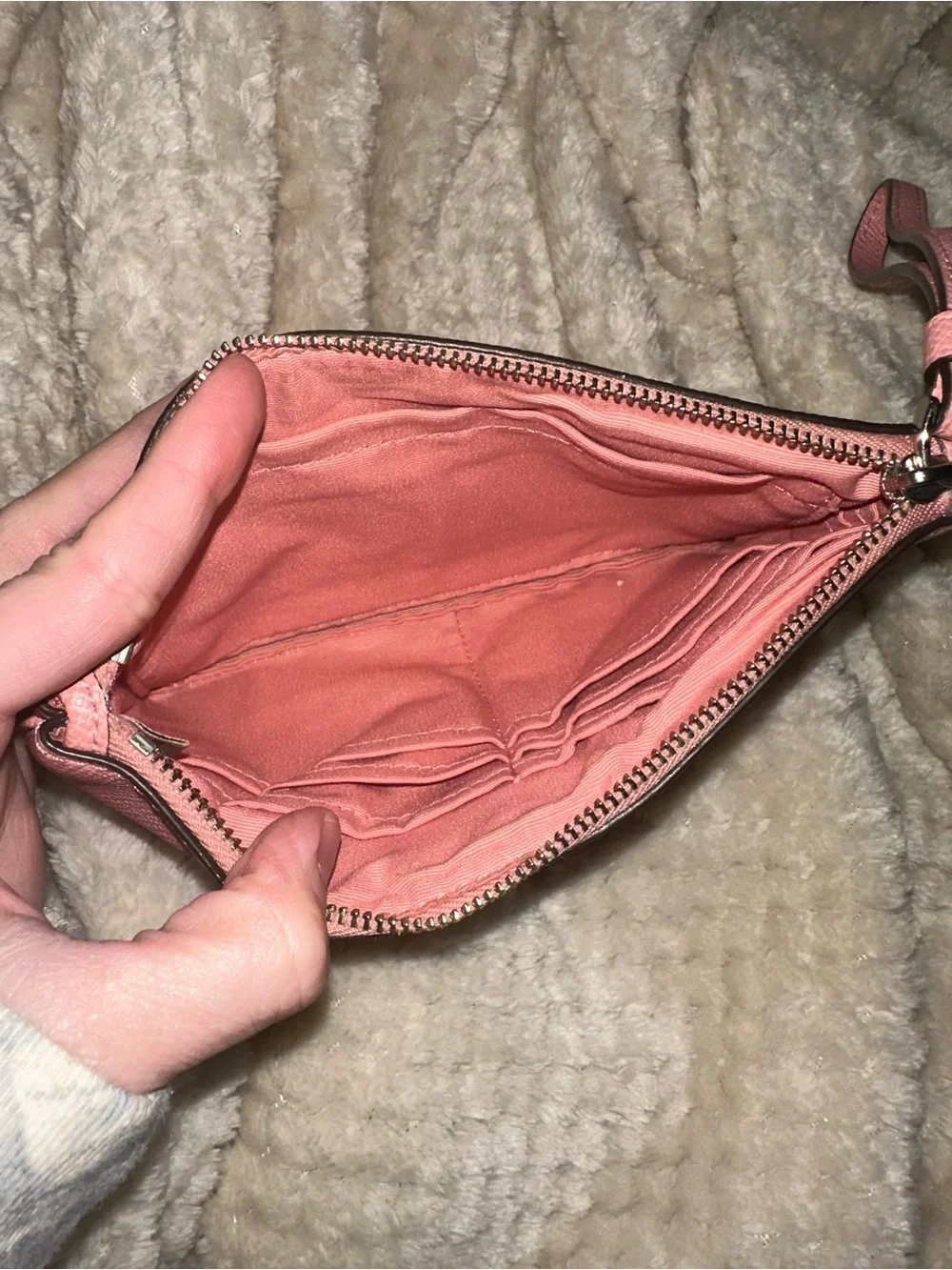 Coach compact wristlet
