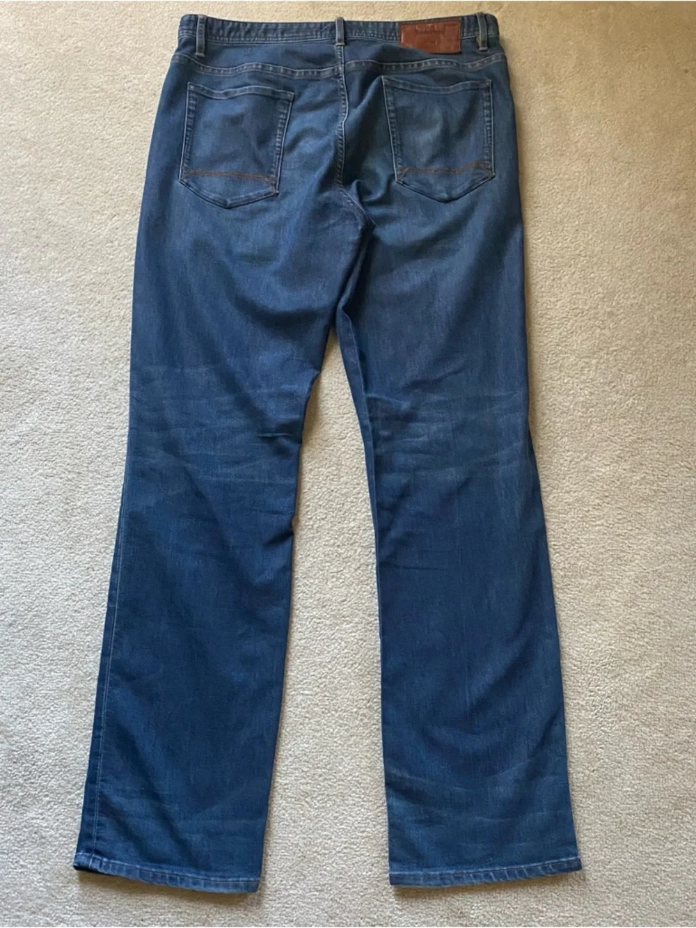 Timberland Locke Lake Cordura Concept Denim Blue Jeans Workwear Straight Leg 34