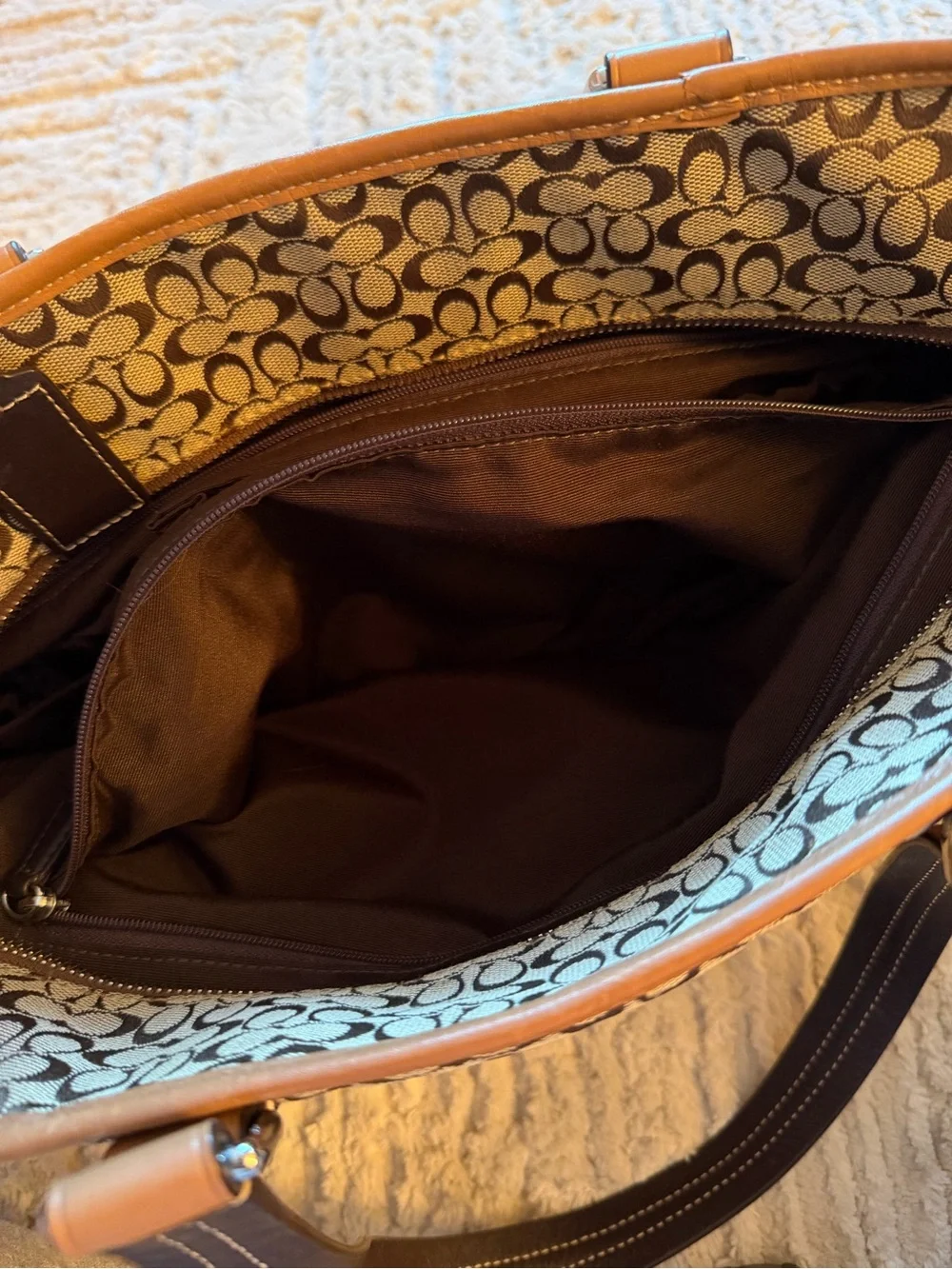 Coach spacious tote
