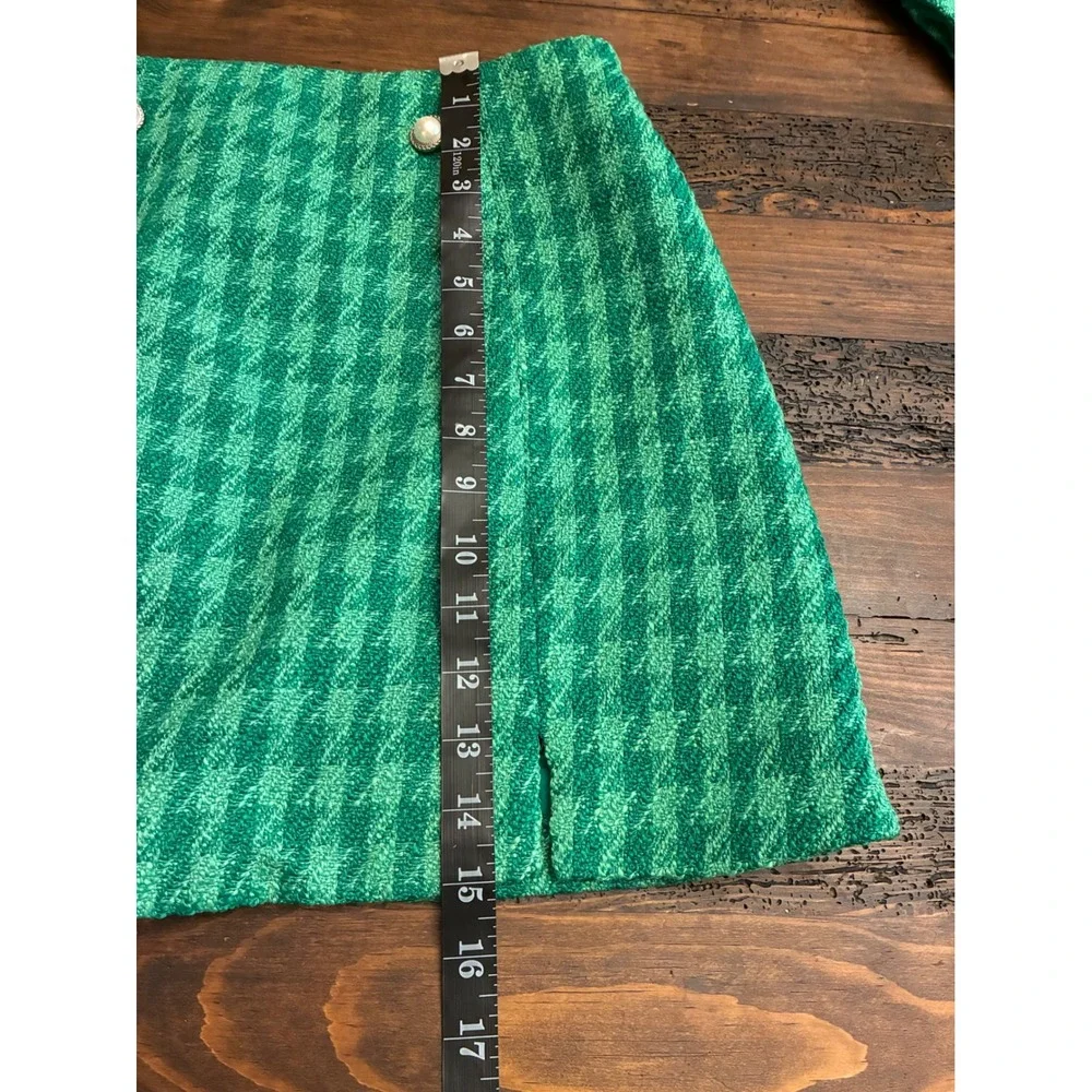Ciay Bell green houndstooth