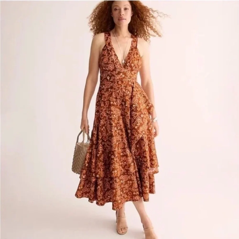 J. Crew flowing flowers