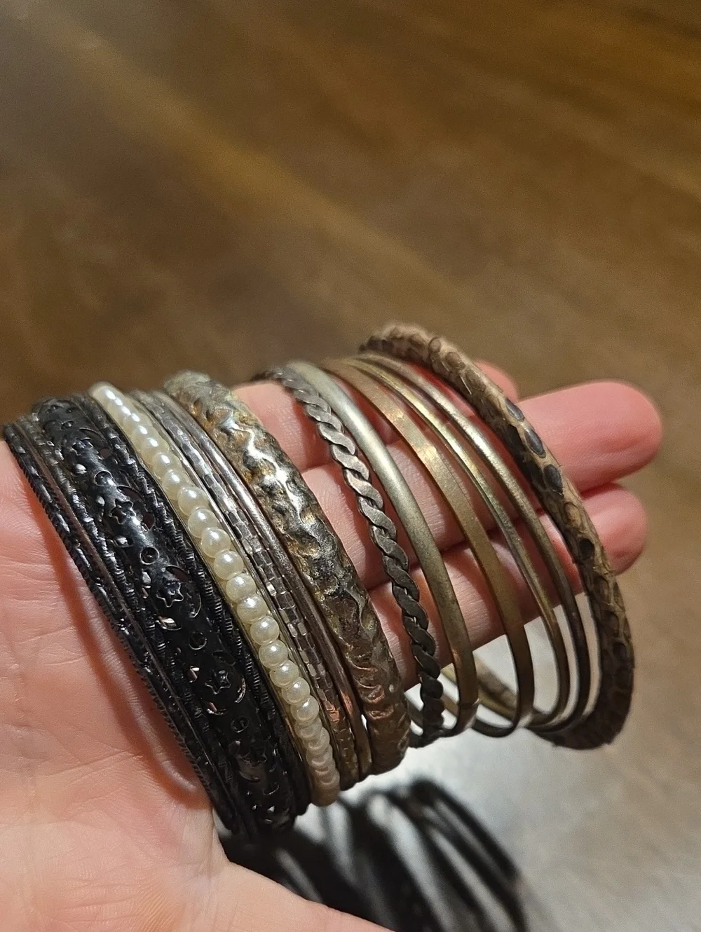 14 BANGLE BRACELETS