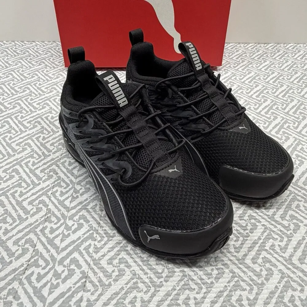 Puma Kids Voltaic Evo Fade AC PS Black Gray Shoes 312358-08 Size US 1C 1 EUR 32