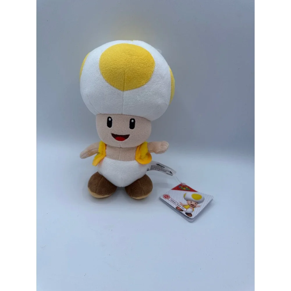 Little Buddy Super Mario Plush Toy Unisex Small Yellow New Toad 32 Collectible