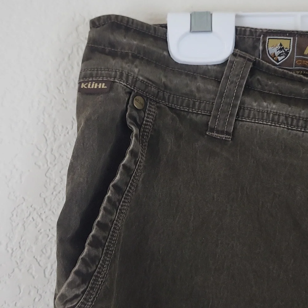 Kuhl Crag Series Men's 36 Hiking Cargo Camping Outdoor Shorts Brown