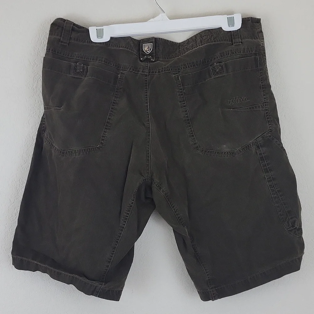 Kuhl Crag Series Men's 36 Hiking Cargo Camping Outdoor Shorts Brown