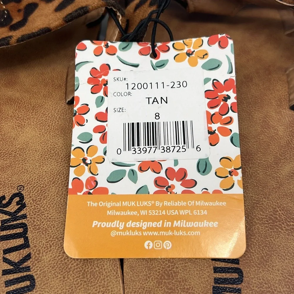 Muk Luks sandals tan wear