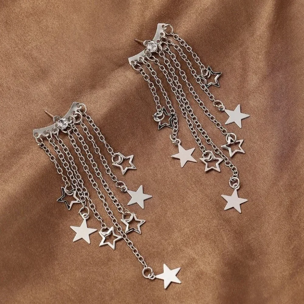 Star Decor Earring Jackets