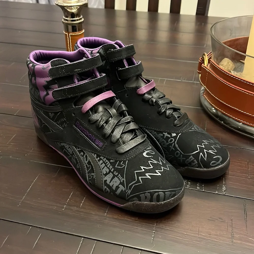 Reebok Freestyle Hi Alicia Keys Matters of the Heart Shoes Sneakers Womens 7.5