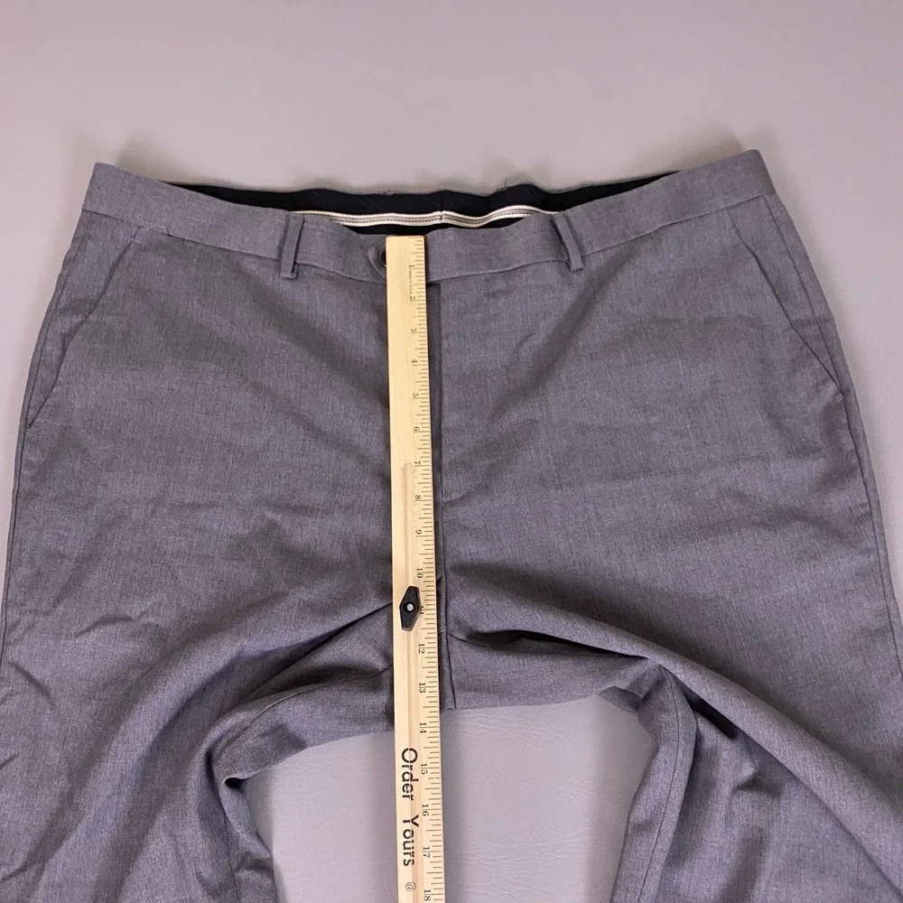 Creative Bespoke Dress Pants Men's Size‎ 44x28 Trousers Flat Front Lightweight