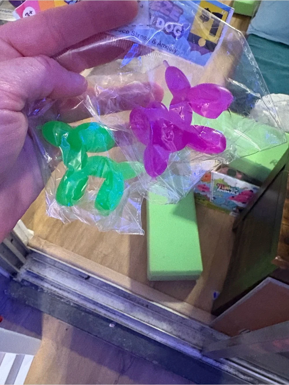 Squeeze five items